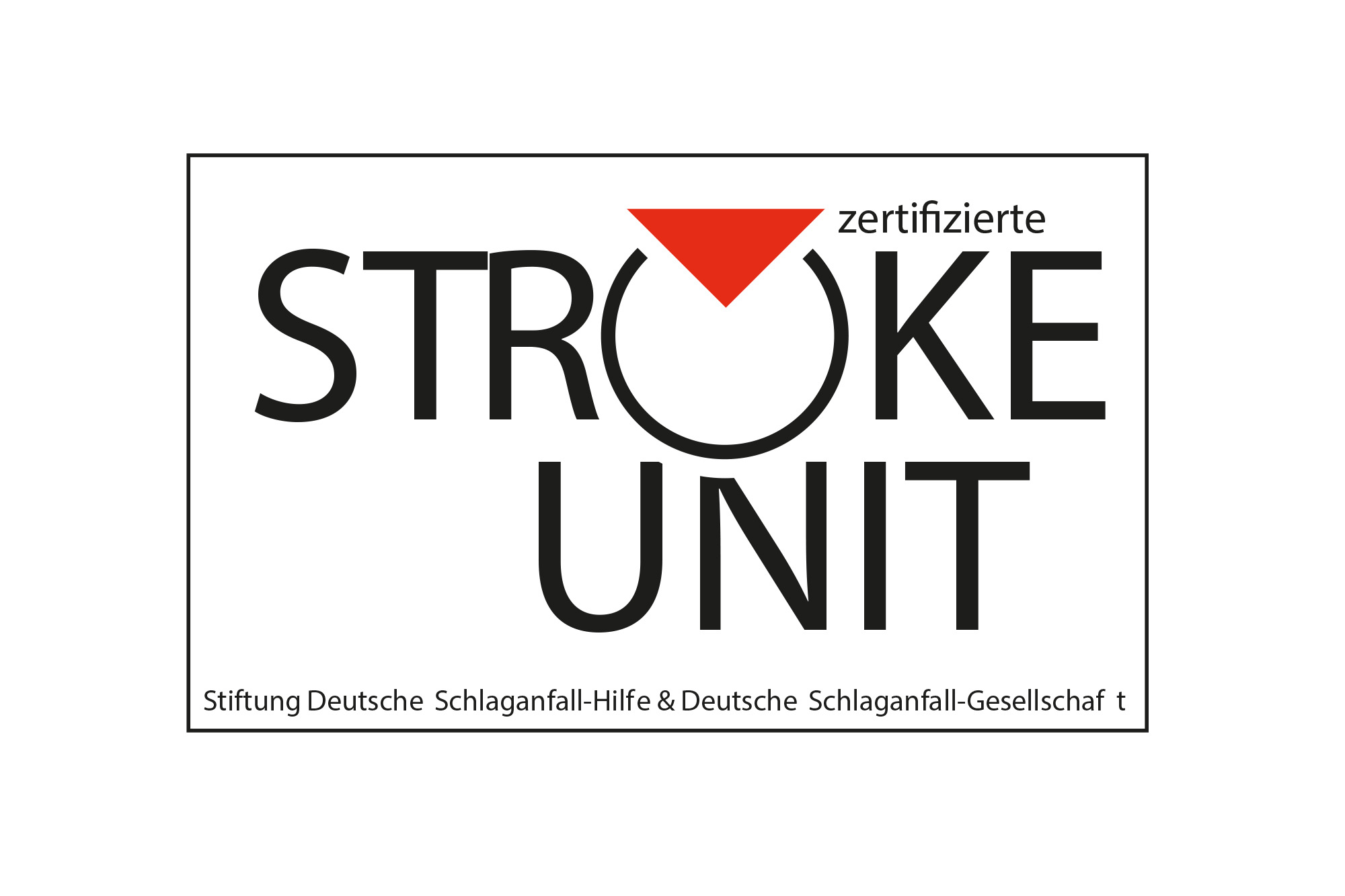 Logo Stroke Unit der Stiftung Deutsche Schlaganfallhilfe und Deutschen Schlaganfallgesellschaft